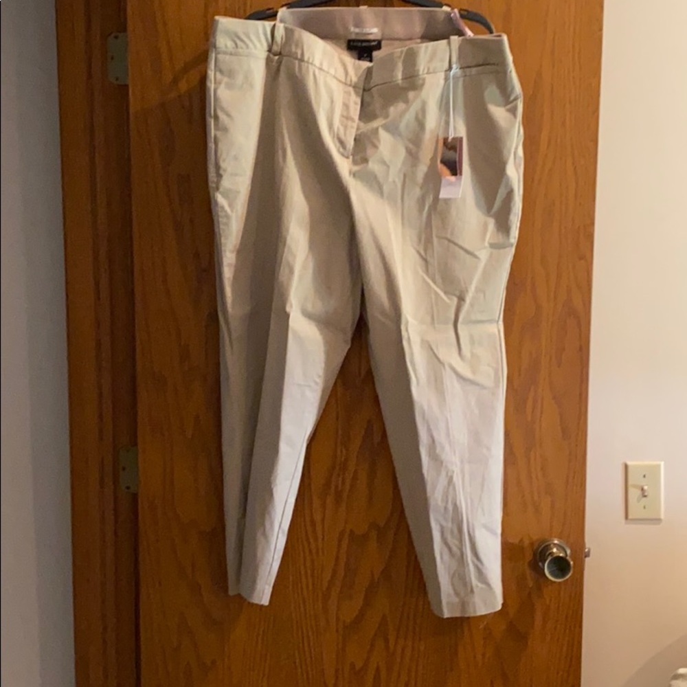 Lane Bryant Allie skinny ankle twill pants